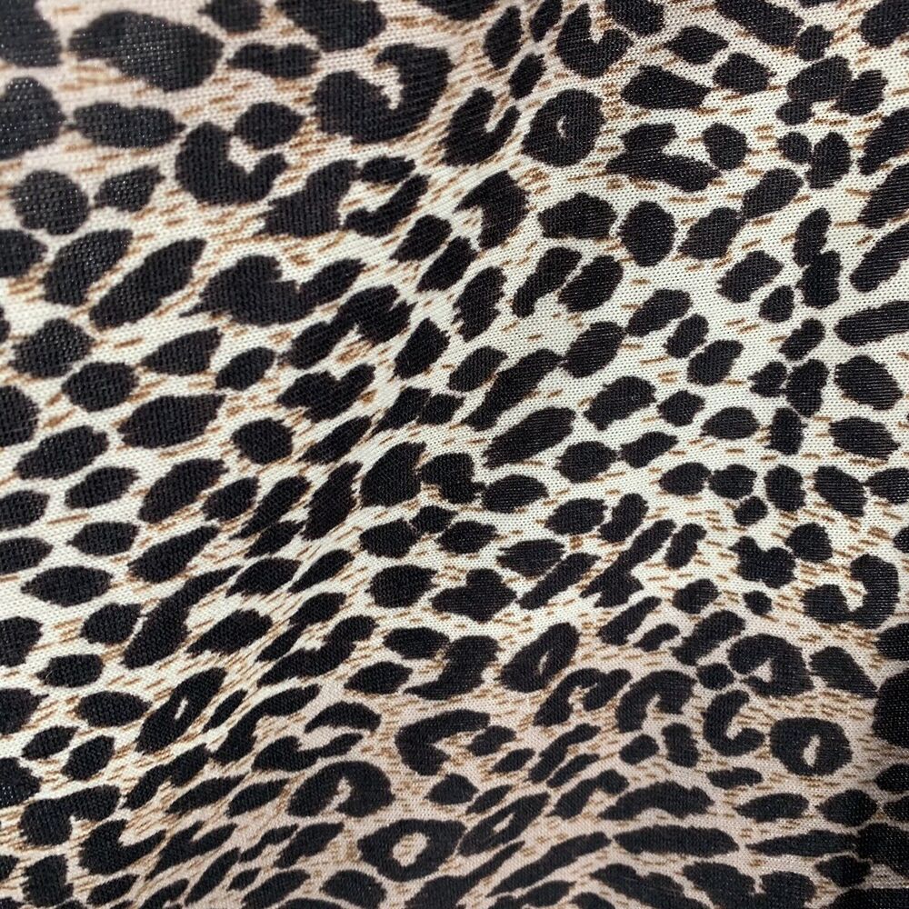 Steve Madden Size OS Wrap Cardigan Sweater Leopard Cheetah Convertible Women’s - Picture 4 of 6